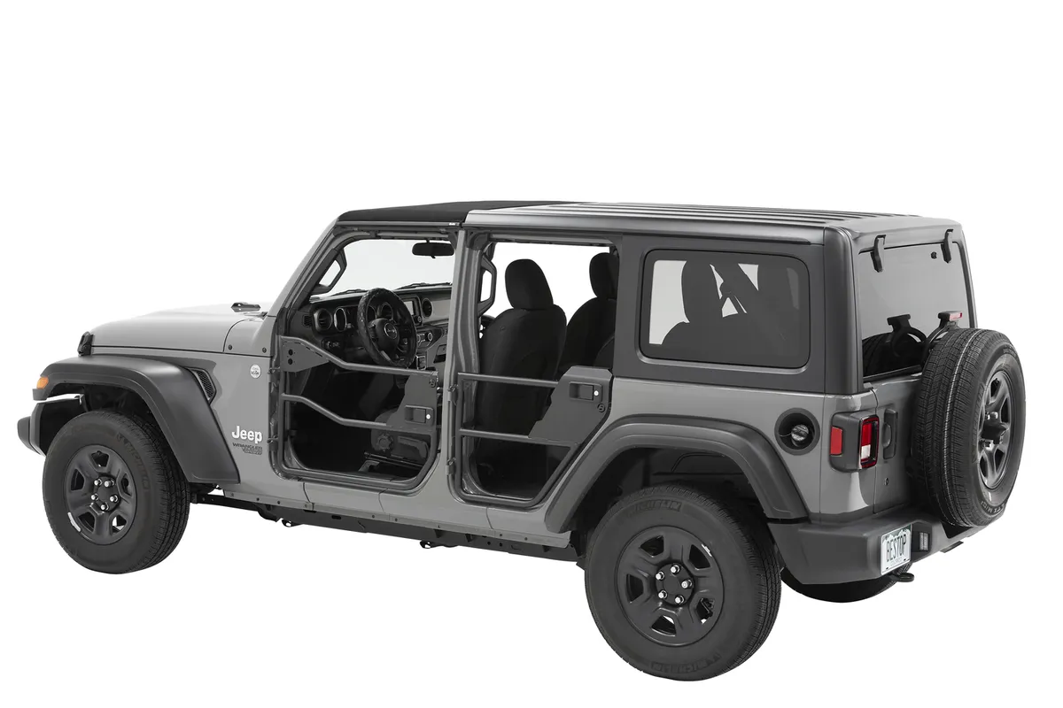 Element Doors Jeep '20-26 Gladiator '18-26 Wrangler JL Front Matte Black Bestop product image