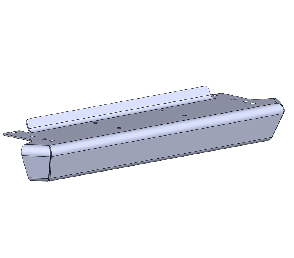 1996-2006 Jeep Wrangler TJ / lj Front Bumper Skin (Legacy 6061 Aluminum) Savvy Offroad product image