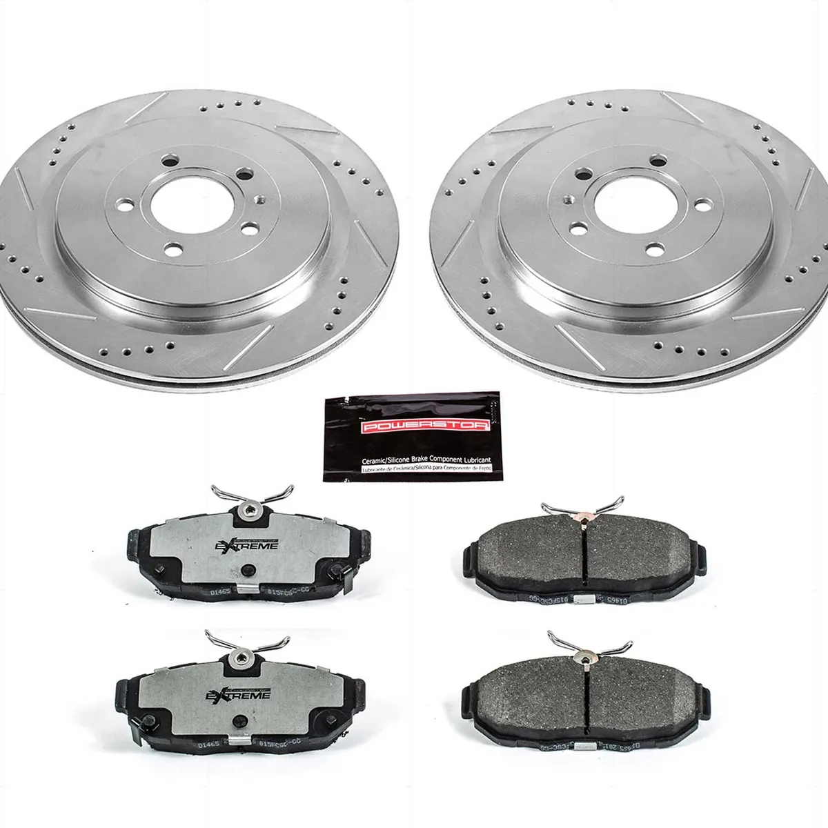 Z26 Street Warrior Upgrade Kit: Drilled/Slotted Rotors; Carbon-Fiber Ceramic Pads W/Hardware product image