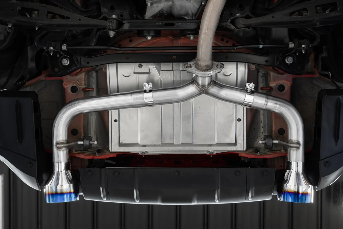 22-Up Subaru BRZ /Toyota GR86 2.4L T304 Stainless Steel 2.5 Inch Axle-Back Dual Split Rear with Carbon Fiber Tips MBRP product image