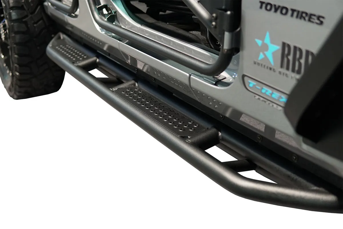 0718 Wrangler Unlimited 4DR Fine Textured Black Rocker Armor Steps product image