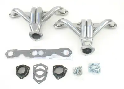 Patriot Exhaust Patriot Tight Tuck Header 08-67 Street Rod 265-400 SBC 1 5/8" Primary 2 1/2" Collector Silver Ceramic Coated H8027-1