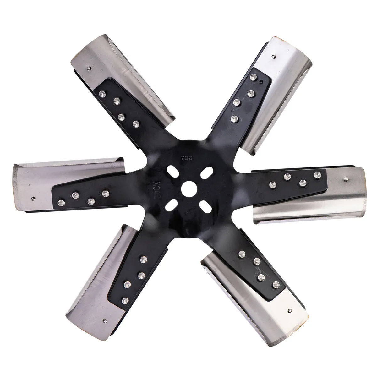 15 Heavy Duty Stainless Steel Standard Rotation Flex Fan, Black Hub product image