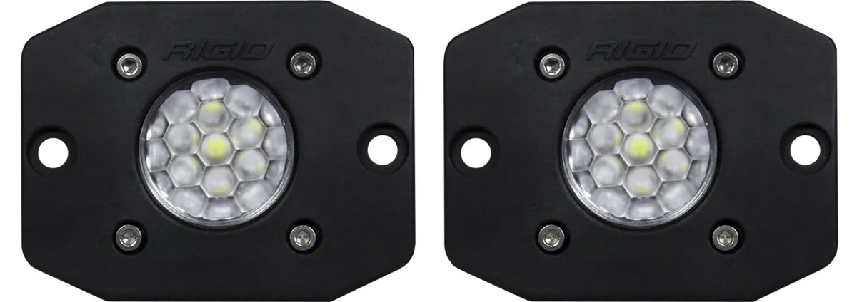 RIGID Ignite Back-Up Kit, Diffused Lens, Flush Mount, Black Housing, Pair product image
