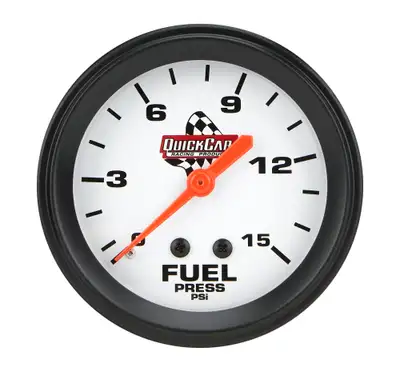 Quickcar Racing Fuel Pressure Gauge 2-5/8in