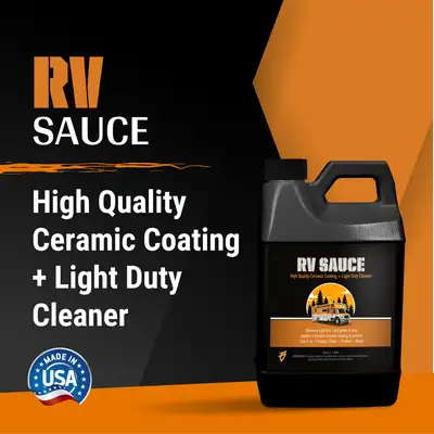 Bling Sauce rv Sauce; Ceramic Quick Detailer For Exterior Side Surfaces; Painted Gelcoated