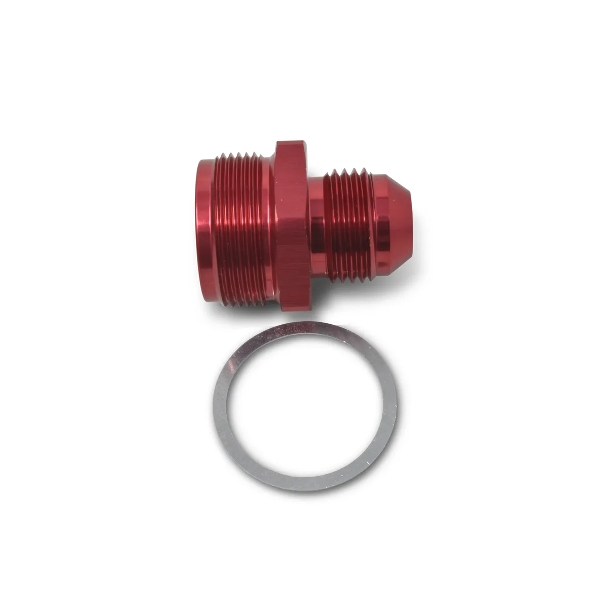 #8 to 1in -20 Carb Adapt Fitting Red product image