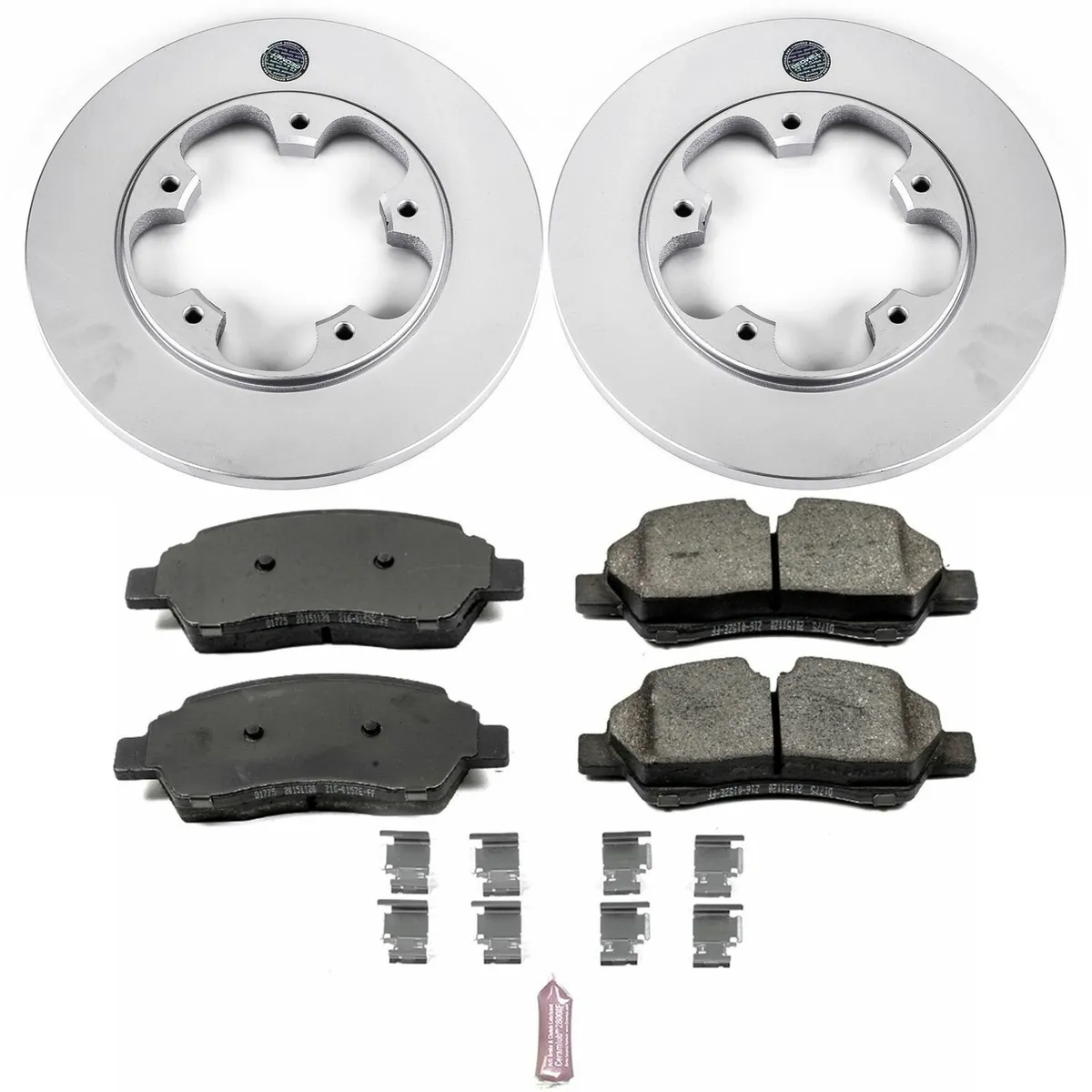 Z17 Geomet Coated Rotor Kit: Genuine Geomet Fully Coated Rotors; Ceramic Pads W/Hardware product image