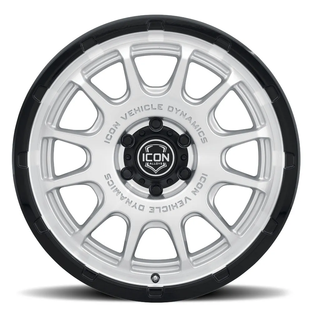 Icon Suspension Icon Alloys Rancho Silver Mach w gb Lip - 20 x 9 / 6 x 5.5 / 16mm / 5.625 bs 8420909056smgb product image