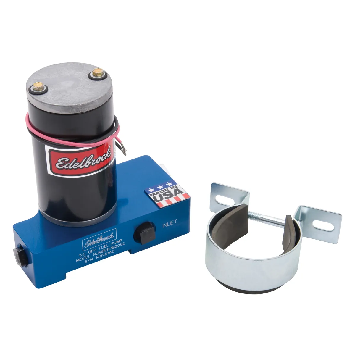 Fuel Pump, Electric, Quiet-Flo, Carbureted, 120gph, 3/8" In, 3/8" Out, 120 Gph, Blue product image