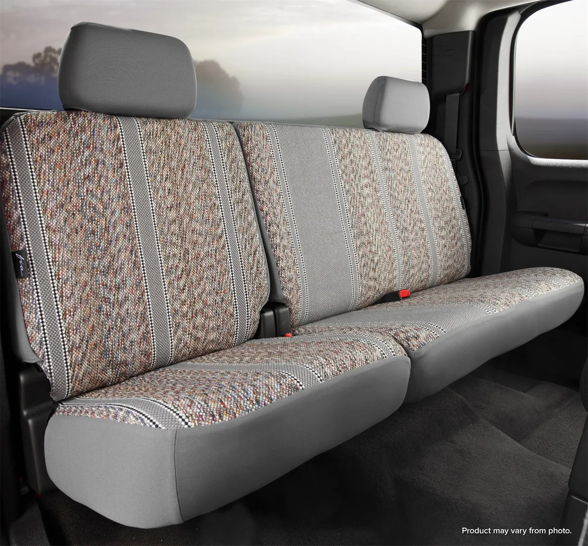 FIA TR45-7 GRAY TR40 Series - Wrangler Saddleblanket Custom Fit Rear Seat Cover - Gray product image