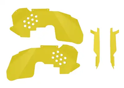 Steinjager Fenders 2007-2018 Inner Fronts and Inserts, Fits Falcon Shocks Lemon Peel
