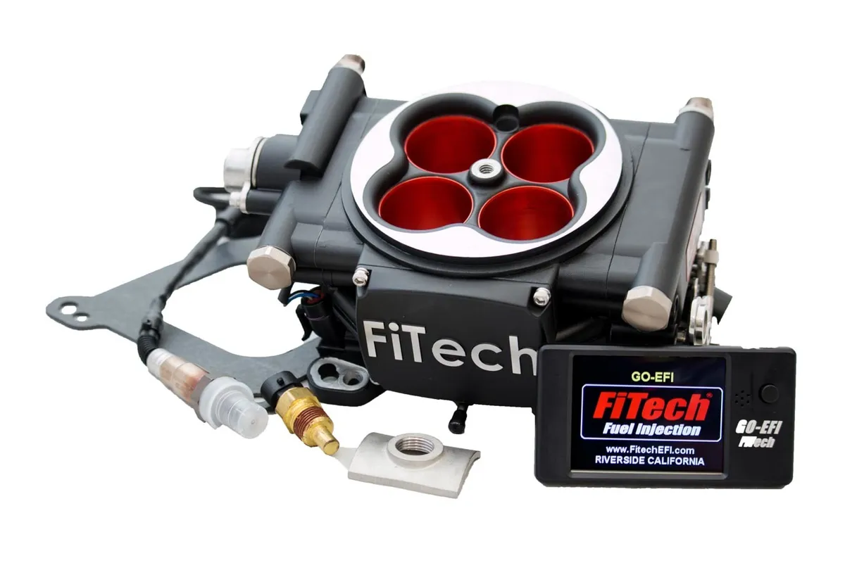 FiTech Fuel Injection FiTech - Go EFI 4 600 HP Power Adder Matte Black EFI System