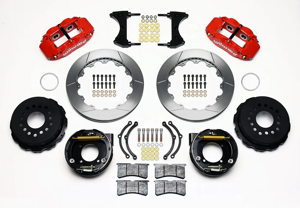 1964 - 1974 Buick, Chevrolet, Oldsmobile, Pontiac Forged Narrow Superlite 4R Big Brake Rear Parking Brake Kit - 140-12964 product image