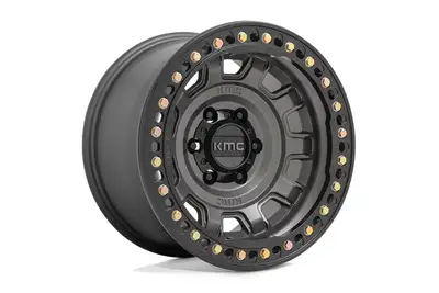 KMC Wheels KMC Wheels KM236 Tank Beadlock Wheel, 17x9 5x5 - Anthracite (-38mm) - JT/JL/JK