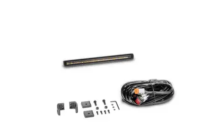 Go Rhino Go Rhino 750001014CBS Flash Series - 10 Multi-Function Slim LED Light Bar - White/Amber/Red