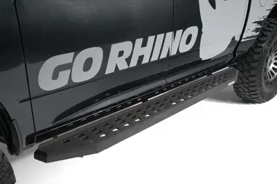 Go Rhino Go Rhino - 69420687T - RB20 Running Boards With Mounting Brackets - Protective Bedliner Coating