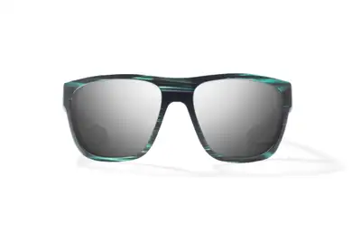 Bajio Sunglasses Las Rocas Blue Mirror Glass Black Matte