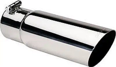 Gibson Performance Exhaust Gibson Performance Exhaust 500372 Stainless Steel Tip>Single Wall Angle Tip