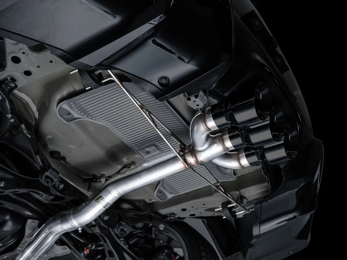 AWE Track Edition Exhaust for DE5 Integra Type-S - Triple Chrome Silver Tips product image