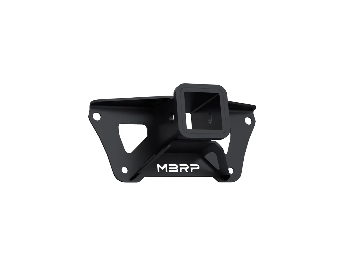 MBRP 2020-2024 Polaris Scramber XP 1000 Black-Coated 2 Hitch Receiver Assembly HT-9534 product image