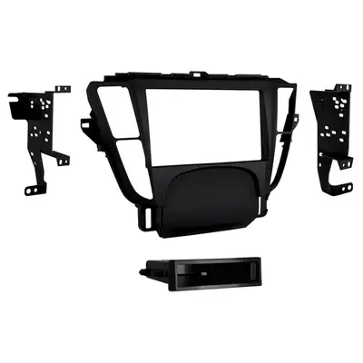 Metra Electronics Custom Fit Mounting Kit; Iso Din W/Pocket or Double Din Radio Provision; Incl.: Radio Trim Panel/Radio Brackets/Pocket/Screws;