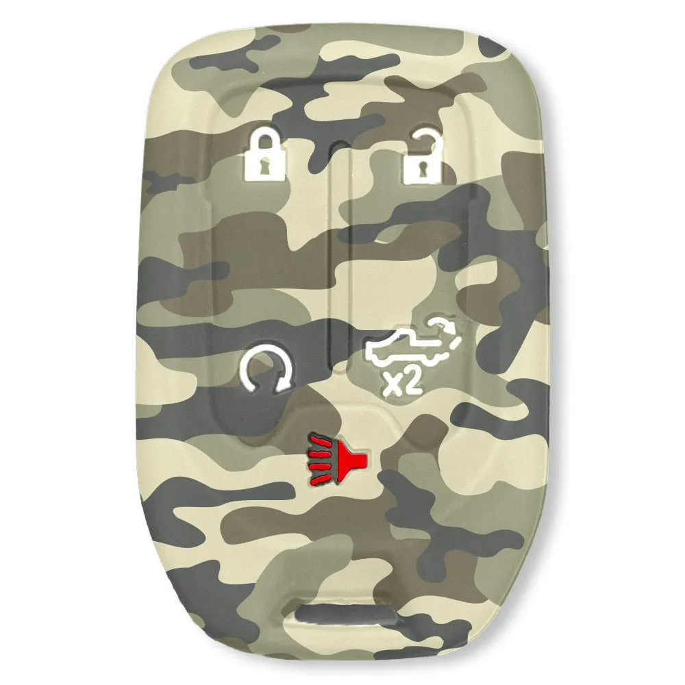 GMC & Chevy 19-21 Sierra & Silverado 1-Piece 100% Silicone Rubber Key Fob Cover - Multiple Colors product image