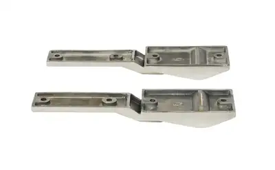 Kentrol Jeep TJ Tailgate Hinge Pair 97-04 Wrangler TJ Polished Silver Kentrol