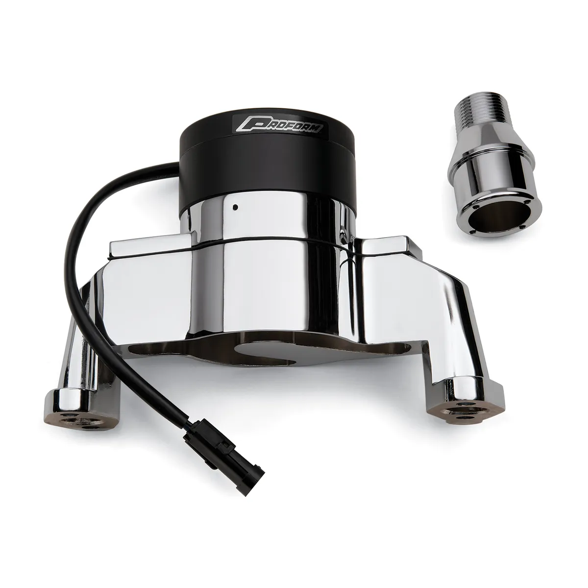 Electric Engine Water Pump Aluminum Polished Finish Fits SB Chevy Engines Proform product image