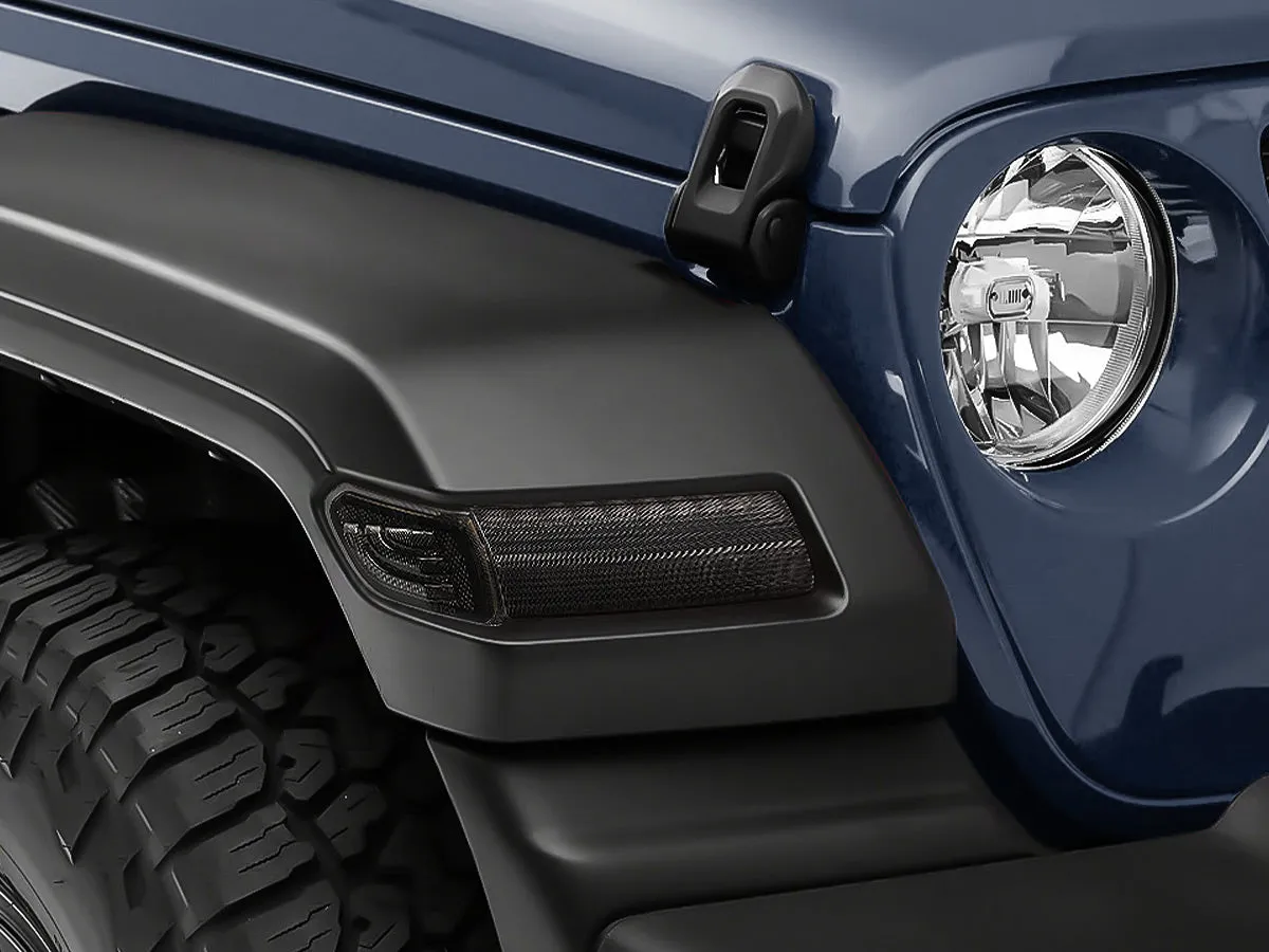Front LED Turn Signals & Fender Side Marker Lights Combo for 2018-Later Jeep Wrangler JL & Gladiator JT product image