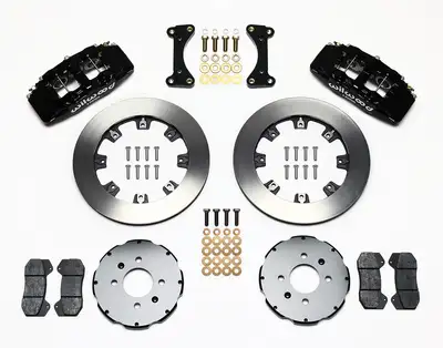 Wilwood Brakes 1990 - 2013 Acura, Honda Forged Dynapro 6 Big Brake Front Brake Kit (Hat) - 140-10735