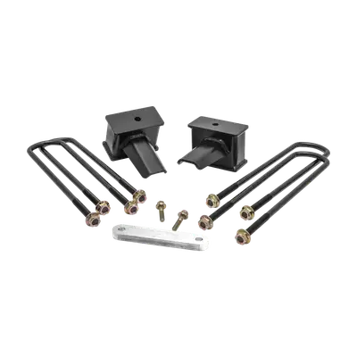 ReadyLift 4.0in. Flat Block for 2 Piece Drive Shaft includes Carrier Bearing Spacer