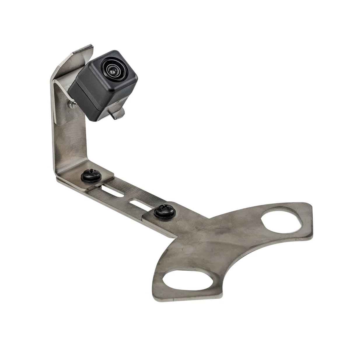 SummitView™ For Jeep® Rear Vision Camera w/OEM Grade Camera; Includes Flash Module For 6.1 in. Factory Display; Exclusive Stainless Steel Rear Tire Mount; No Parking Gridlines; product image