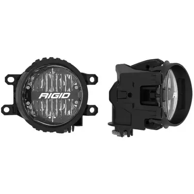 RIGID Industries Toyota Fog Mount Kit For 10-20 Tundra/4Runner 16-20 Tacoma With 1 Set 360-Series 4.0 Inch SAE White Lights RIGID Industries