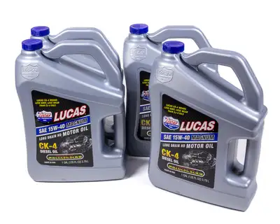 Lucas Oil Products SAE 15W40 Diesel Oil Case 4 x 1 Gal.