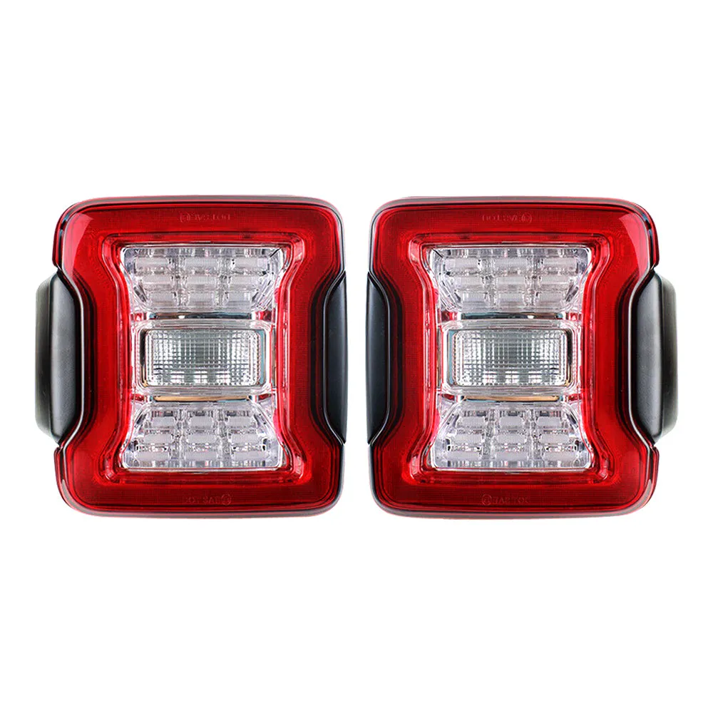 American Modified Amjpca03302 LED Tail Lights - Clear Lens product image