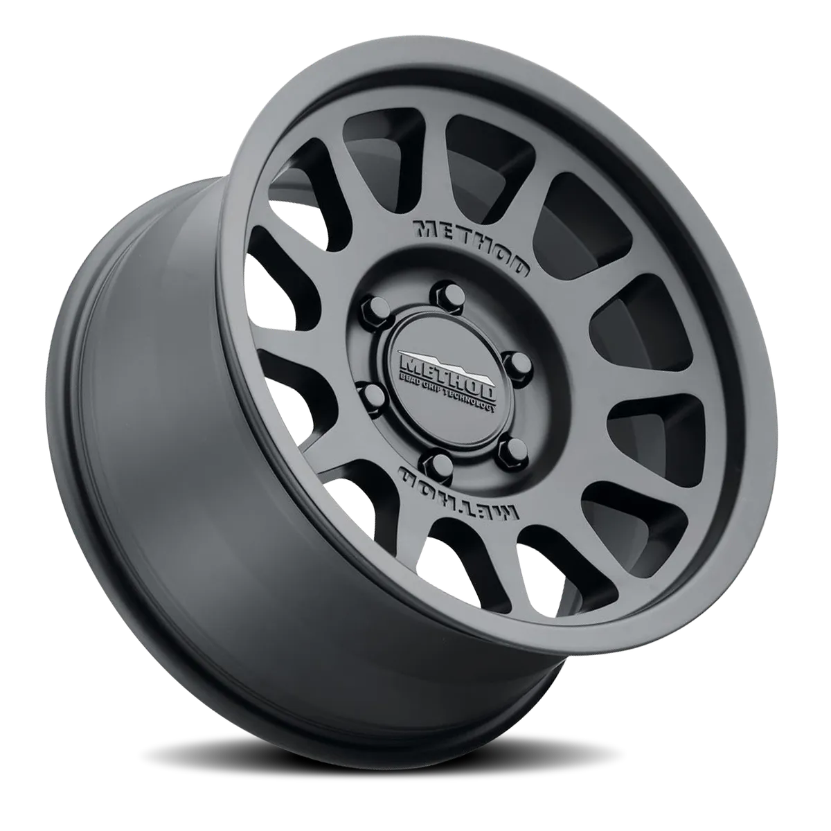 Method Race Wheels Aluminum Wheels 17x9 Bead Grip MR703 Bolt Pattern 6 On 139.7 Offset -12 Lip Size 1.18 Matte Black MB Method