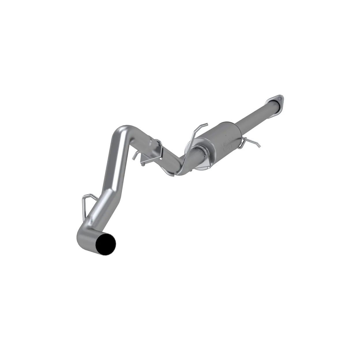 Armor Lite Cat Back Exhaust System; 3 in.; Incl. Ext. Pipe/Muffler/Tailpipe/Hardware; No Tip Incl.; Single Side Exit; Aluminized; product image