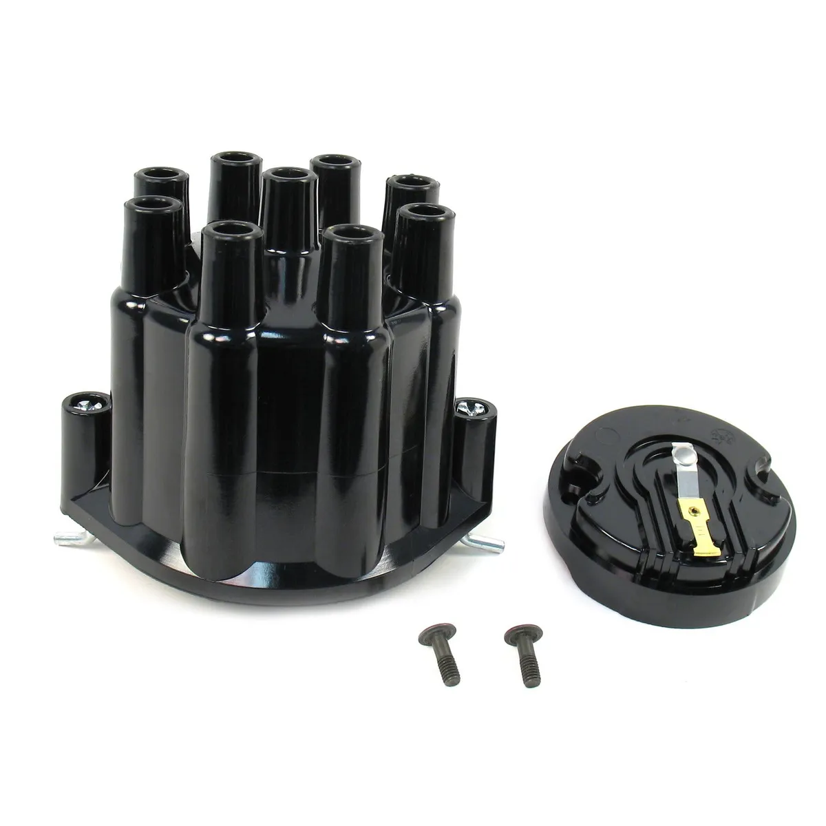 Pertronix Cap (Black) & Rotor Ptx Billet