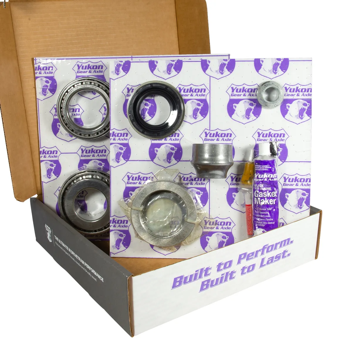 9.75 Inch Ford 3.73 Rear Ring & Pinion Install Kit Axle Bearings & Seal 9.75 Inch Ford 3.73 Rear R&P Gear/ Install Kit Package W/ Ak 1561 '11-'19 Trucks Yukon Gear product image