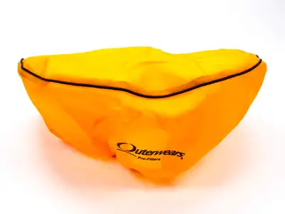 Outerwears 14in. x 6in. Pre-Filter W/Top Orange