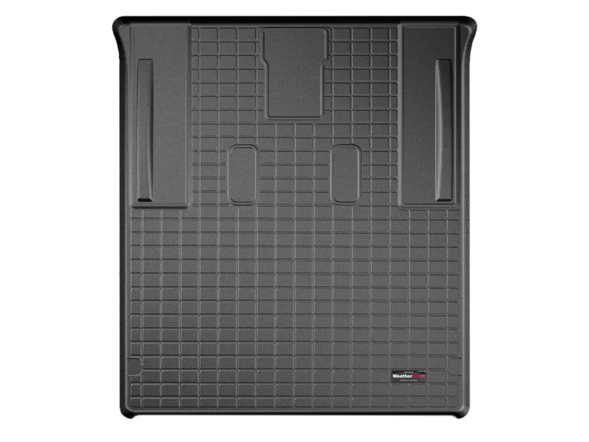 2007 + Cadillac Escalade ESV Black Cargo Liners Behind 2nd seat / 2007 + Chevrolet Suburban Black Cargo Liners Behind 2nd seat / 2007 + GMC Yukon Denali XL Black Cargo Liners Behind 2nd seat product image