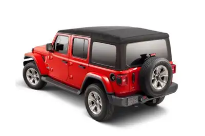Mopar Mopar Twill Soft Top Kit w/ Tinted Windows - Black - JL 4Dr