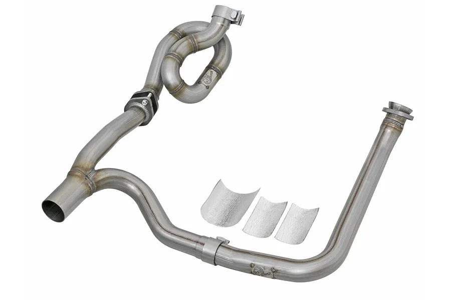 aFe Power aFe POWER Twisted Steel Y-Pipe 2in-2.5in Exhaust System - 2012+ JK 4DR