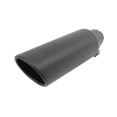 Go Rhino Go Rhino GRT225414B Black Powder Coated Stainless Steel Exhaust Tip