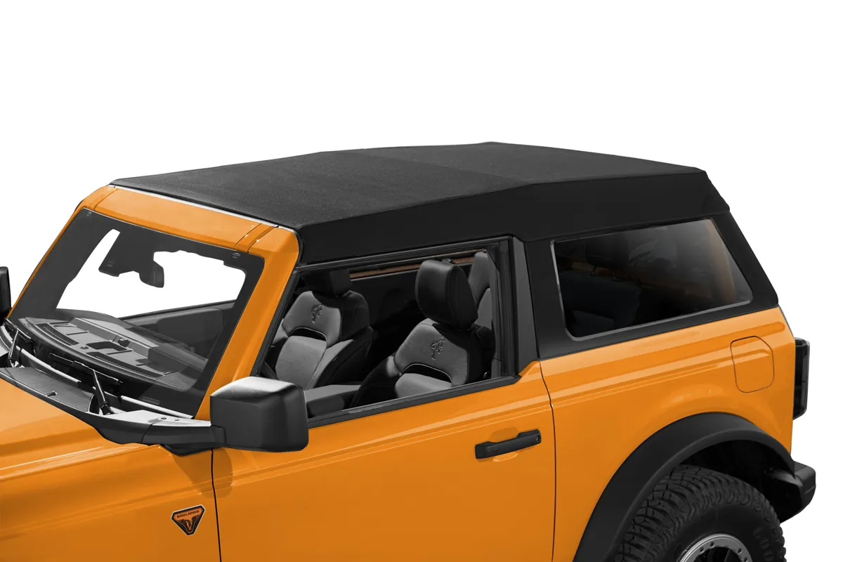 Bestop Trektop Slantback Soft Top - Black Twill - Bronco 2dr 2021+ product image