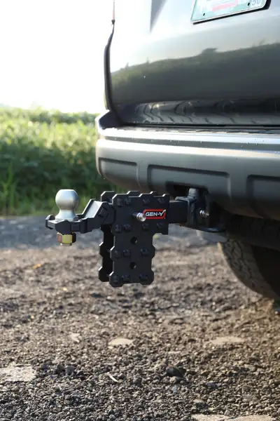 GEN-Y Hitch PHANTOM-X 2 Solid Shank - 4.5 Drop - 1K TW - 10K Hitch - Platinum Ball Mount (GH-103705)