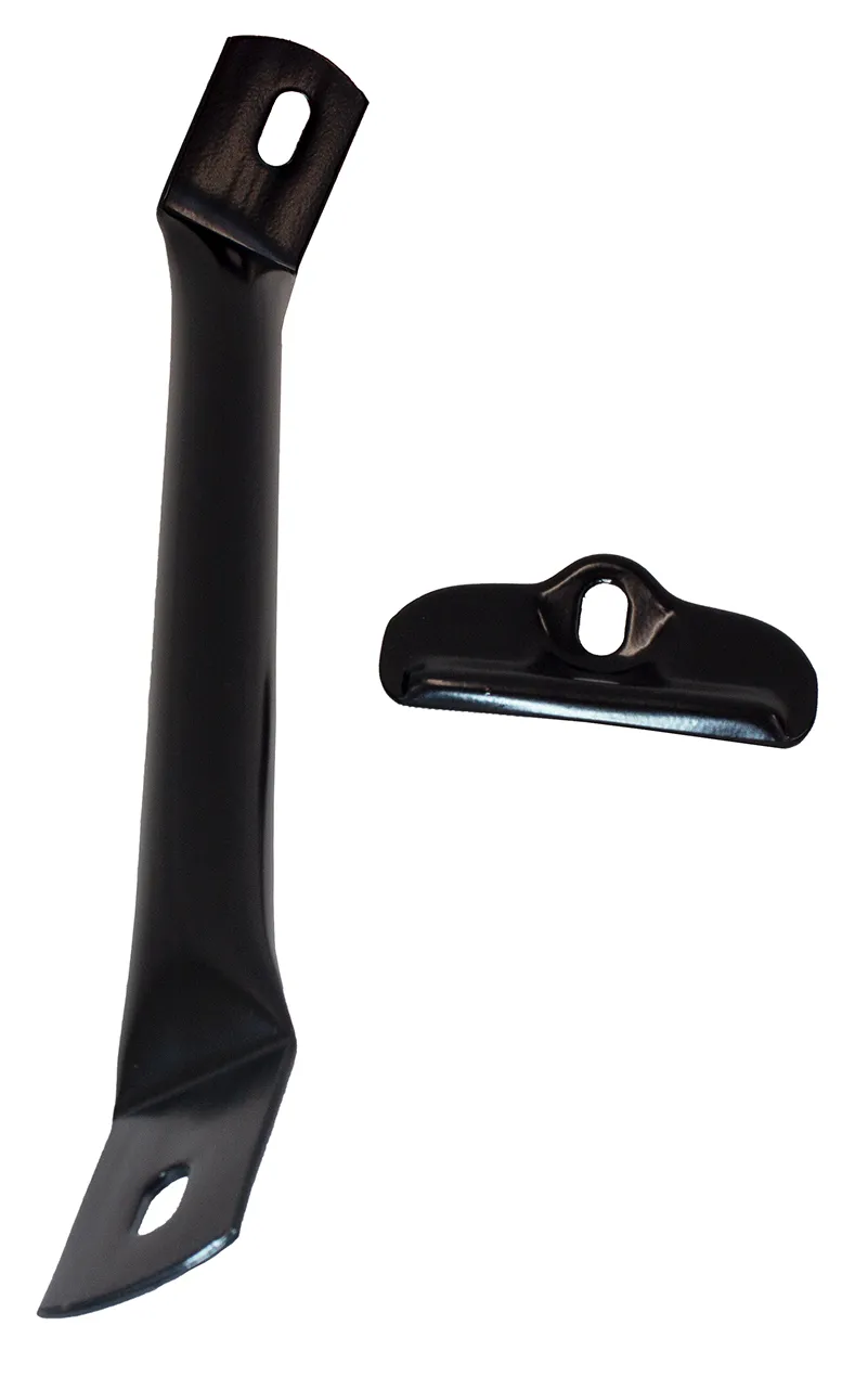 7686 CJ Battery Tray With Support Arm Black Powder Coat Stainless Steel product image