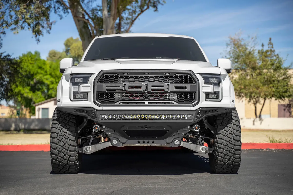 Addictive Desert Designs F114922770103 Rock Fighter Frame Cut Front Bumper product image