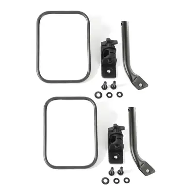 Rugged Ridge Rugged Ridge Stubby Trail Mirrors - Pair for 1997-2018 Jeep Wrangler